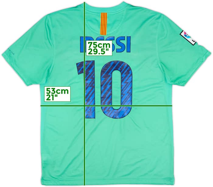 2010-11 Barcelona Away Shirt Messi #10 - 8/10 - (L)