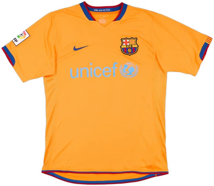 2006-08 Barcelona Away Shirt Ronaldinho #10 - 9/10 - (S)