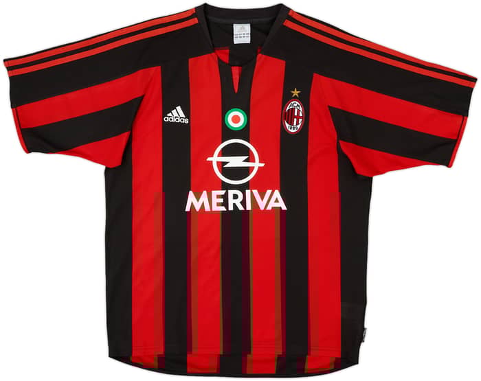 2003-04 AC Milan Home Shirt Kaka #22 - 6/10 - (M)