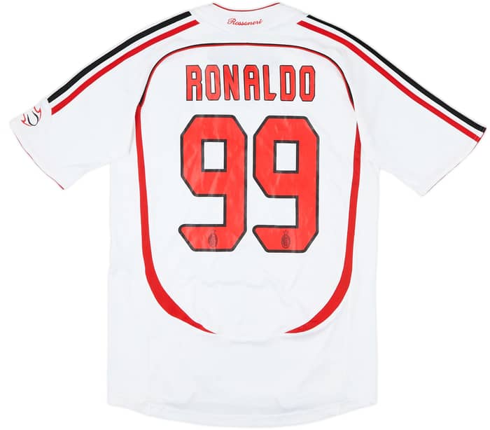 2006-07 AC Milan Away Shirt Ronaldo #99 - 8/10 - (S)