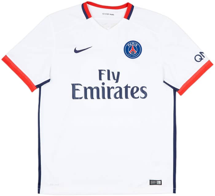 2015-16 Paris Saint-Germain Away Shirt Ibrahimovic #10 - 9/10 - (L)