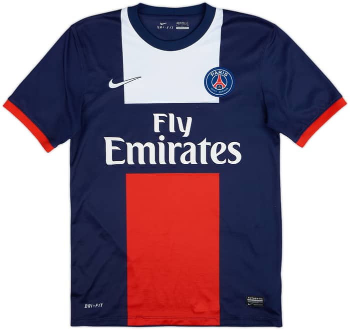 2013-14 Paris Saint-Germain Home Shirt Beckham #32 - 7/10 - (S)