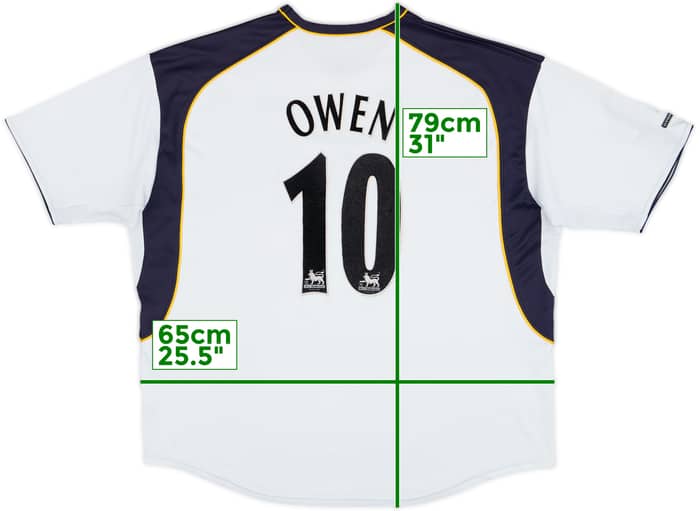 2001-03 Liverpool Away Shirt Owen #10 - 6/10 - (XXL)