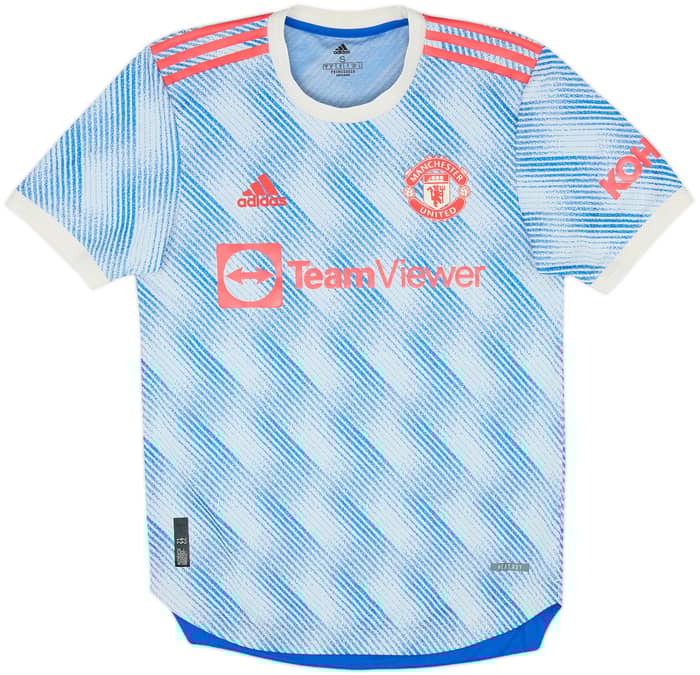 2021-22 Manchester United Authentic Away Shirt B.Fernandes #18 - 6/10 - (S)