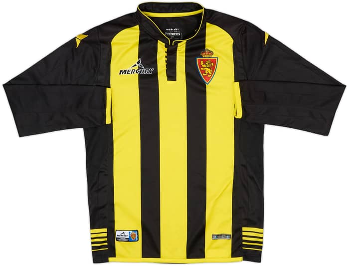 2013-14 Real Zaragoza Away L/S Shirt #14 - 6/10 - (XS)