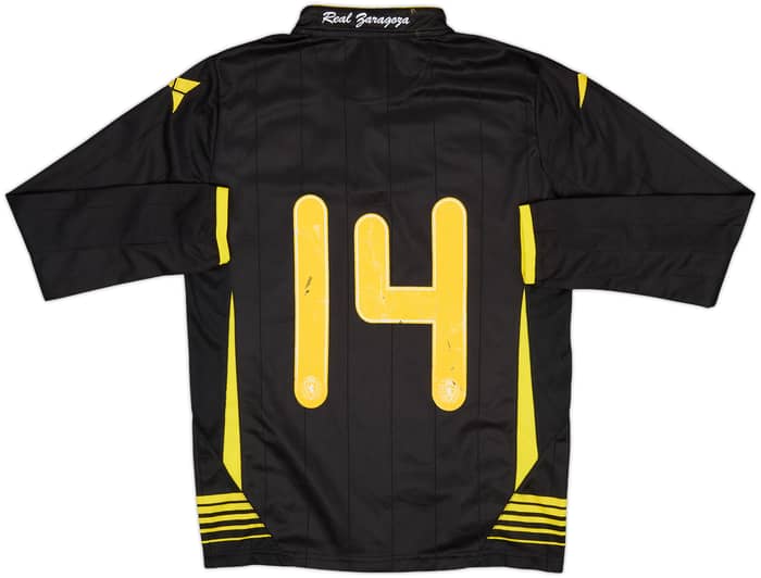 2013-14 Real Zaragoza Away L/S Shirt #14 - 6/10 - (XS)