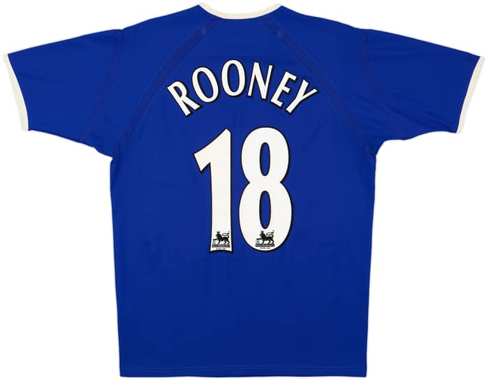 2003-04 Everton Home Shirt Rooney #18 - 9/10 - (S)
