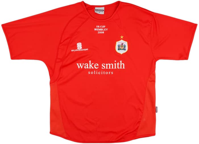 2007-08 Barnsley FA Cup Semi Final Home Shirt - 8/10 - (M)