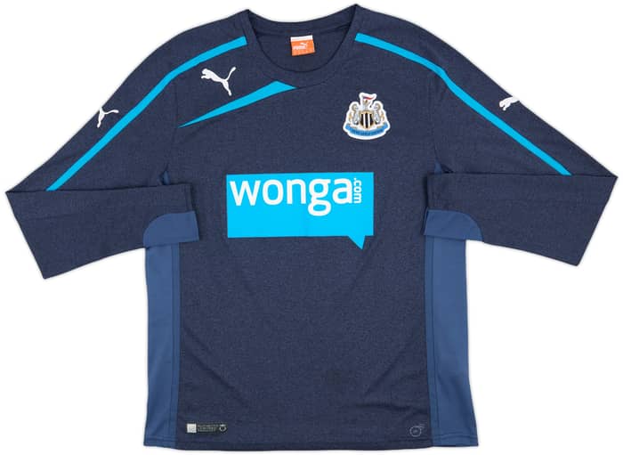 2013-14 Newcastle Away L/S Shirt Ba #19 - 9/10 - (M)