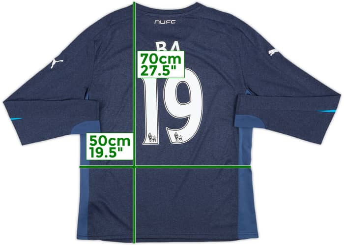 2013-14 Newcastle Away L/S Shirt Ba #19 - 9/10 - (M)