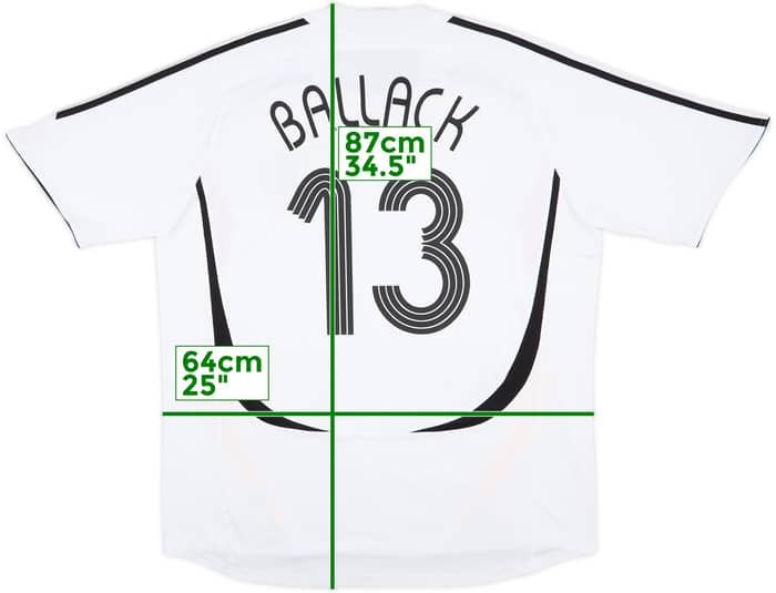 2005-07 Germany Home Shirt Ballack #13 - 8/10 - (3XL)