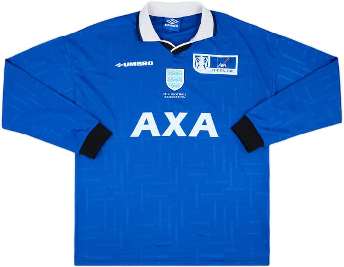 1998-00 FA Cup AXA Roadshow Match Issue L/S Shirt #14