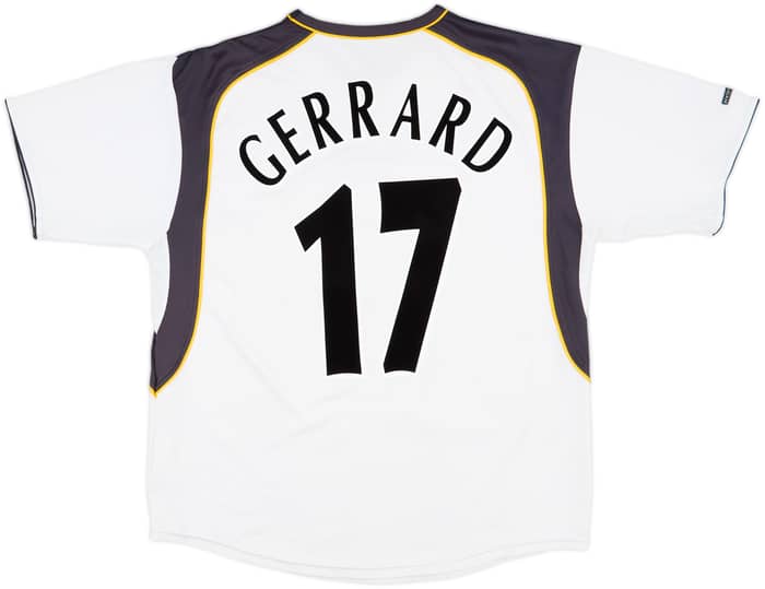 2001-03 Liverpool Away Shirt Gerrard #17 - 6/10 - (L)