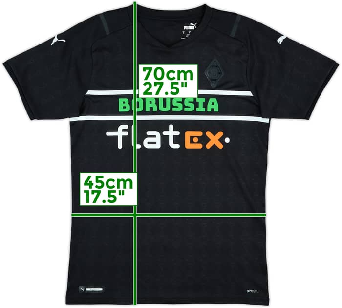 2021-22 Borussia Monchengladbach Third Shirt - 10/10 - (S)