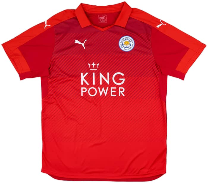 2016-17 Leicester Away Shirt Vardy #9 - 9/10 - (XL)