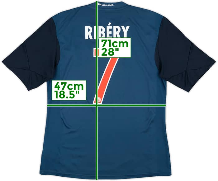 2013-14 Bayern Munich Third Shirt Ribery #7 - 9/10 - (M)
