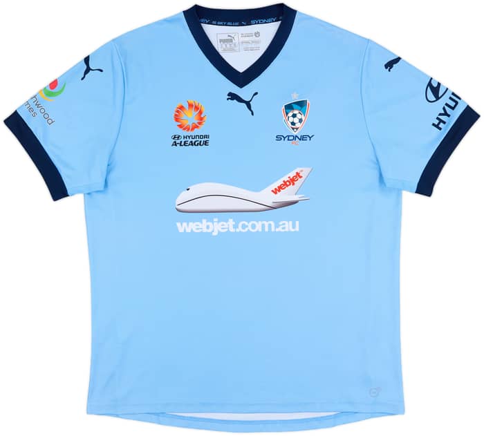 2015-16 Sydney FC Home Shirt - 7/10 - (XL)