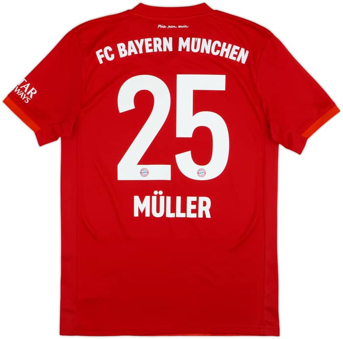 2019-20 Bayern Munich Home Shirt Muller #25 - 10/10 - (S)