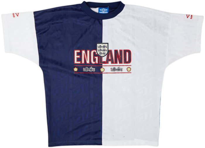 1994-96 England Umbro Training Shirt - 6/10 - (M)