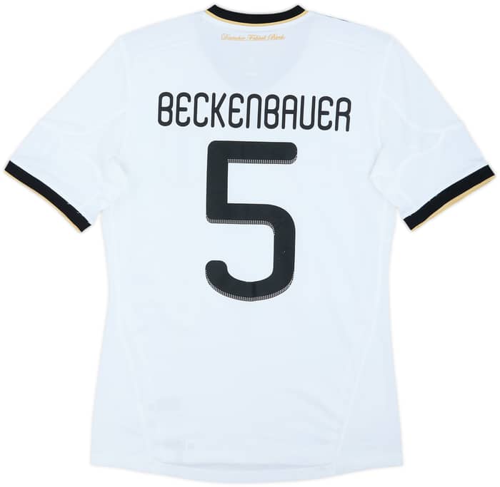 2010-11 Germany Home Shirt Beckenbauer #5 - 8/10 - (S)