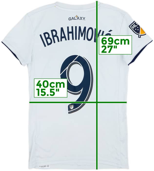 2018-20 LA Galaxy Home Shirt Ibrahimovic #9 - 6/10 - (Women's S)