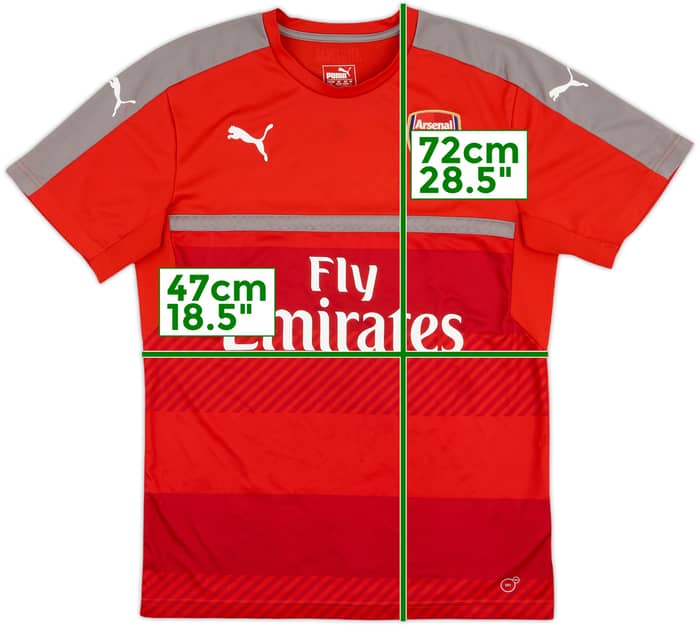 2016-17 Arsenal Puma Training Shirt - 6/10 - (L)