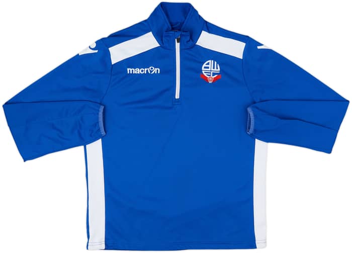 2016-17 Bolton Macron 1/4 Zip Sweat Top - 6/10 - (M)