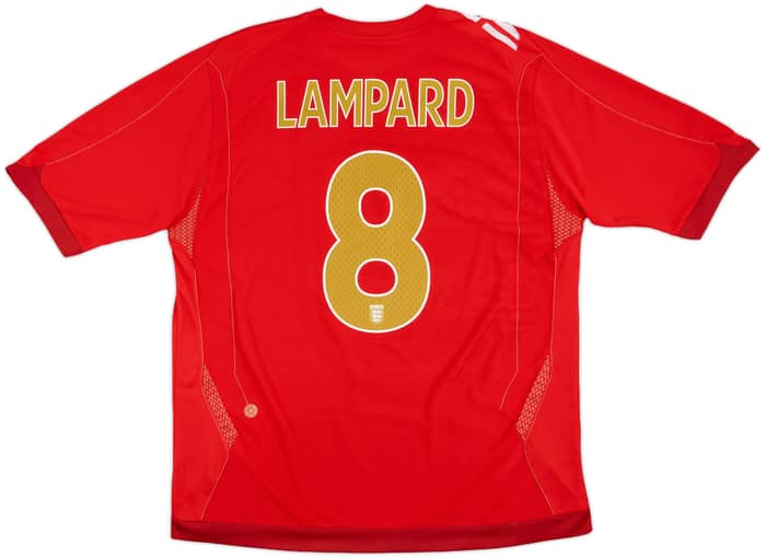 2006-08 England Away Shirt Lampard #8 - 7/10 - (XL)