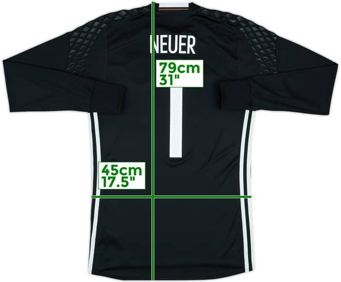 2015-17 Germany GK Shirt Neuer #1 - 8/10 - (S)