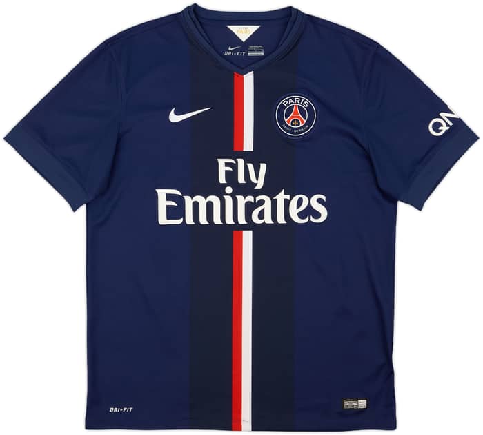 2014-15 Paris Saint-Germain Home Shirt Ibrahimovic #10 - 8/10 - (L)