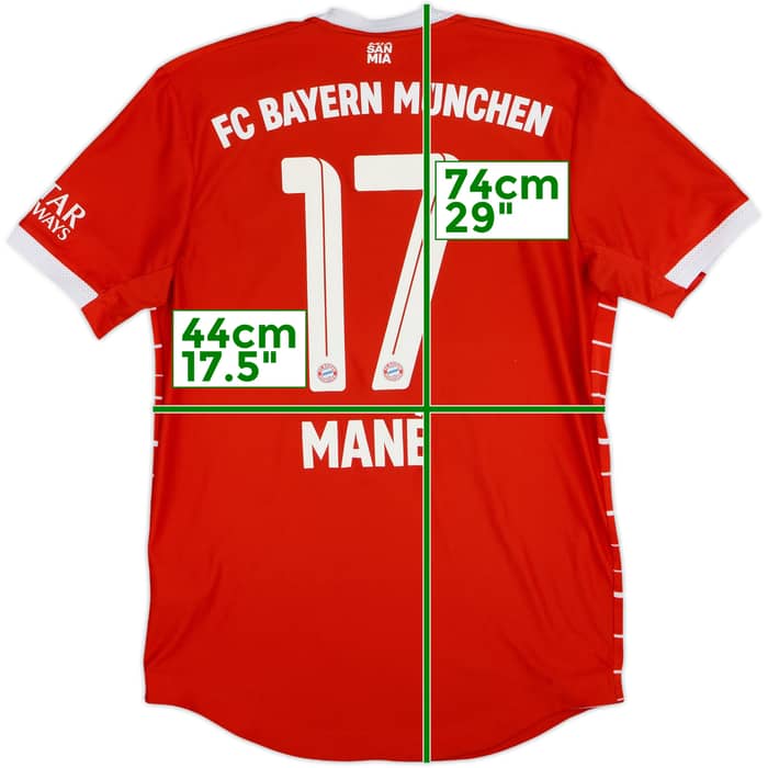 2022-23 Bayern Munich Authentic Home Shirt Mane #17 - 7/10 - (S)