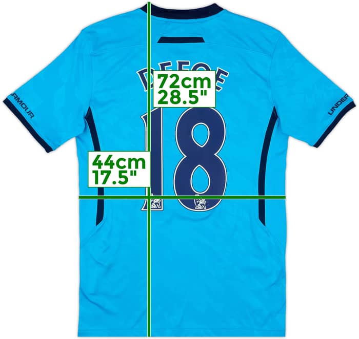 2013-14 Tottenham Away Shirt Defoe #18 - 9/10 - (M)