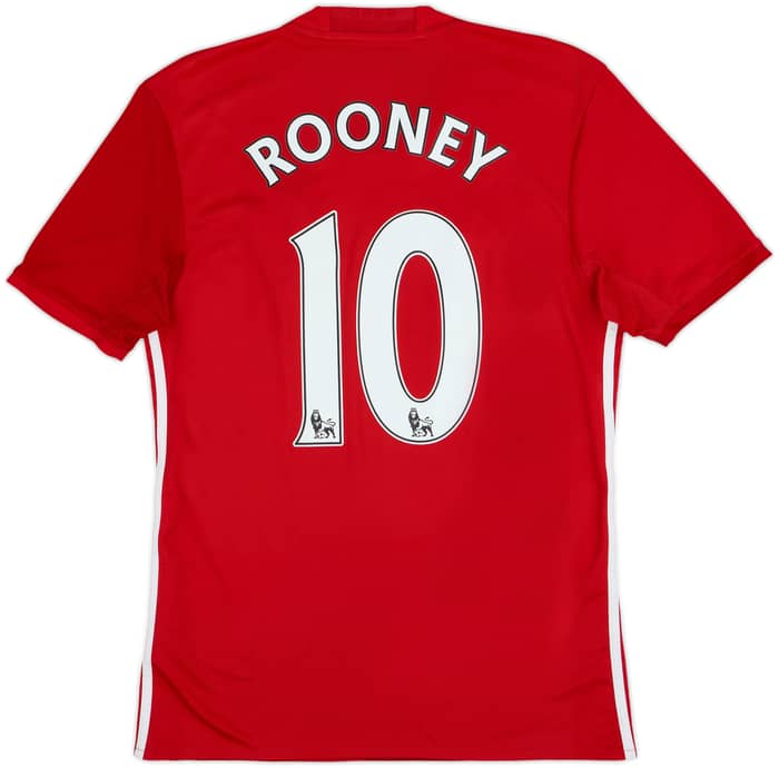 2016-17 Manchester United Home Shirt Rooney #10 - 5/10 - (S)