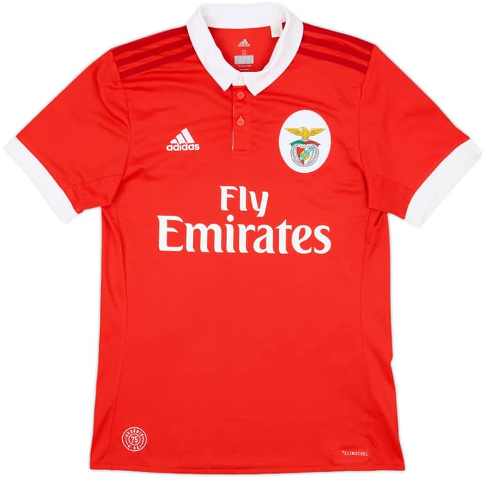 2017-18 Benfica Home Shirt Raul #9 - 10/10 - (S)