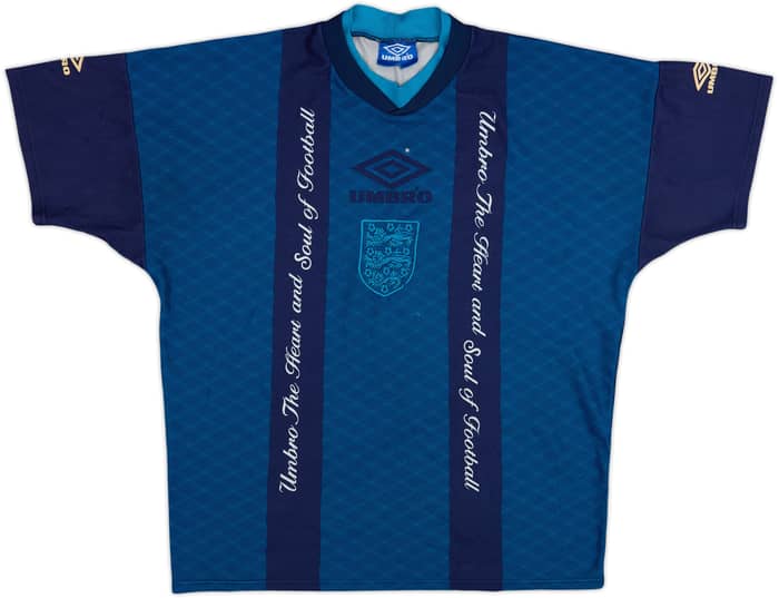 1996-98 England Umbro Training Shirt - 4/10 - (XL)