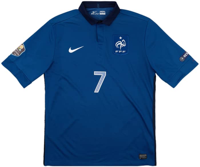 2011-12 France Home Shirt Ribery #7 - 7/10 - (L)
