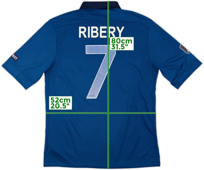 2011-12 France Home Shirt Ribery #7 - 7/10 - (L)