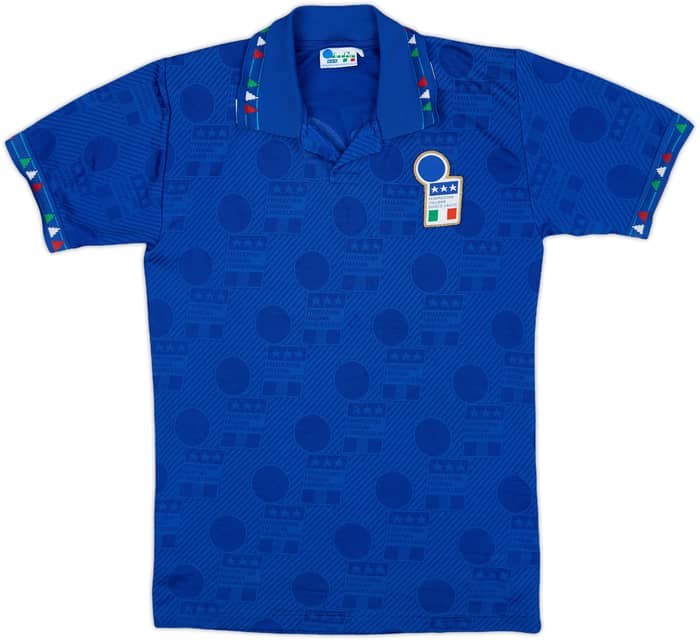 1994 Italy Home Shirt #10 - 5/10 - (M.Boys)