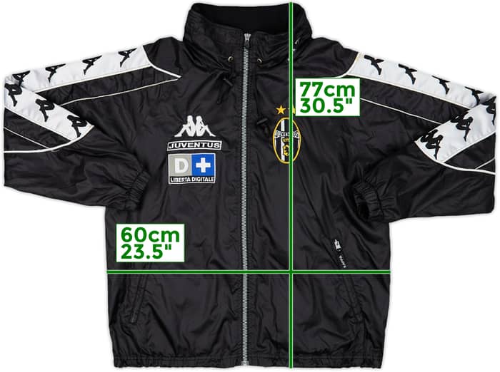 1999-00 Juventus Kappa Hooded Rain Jacket - 6/10 - (S)