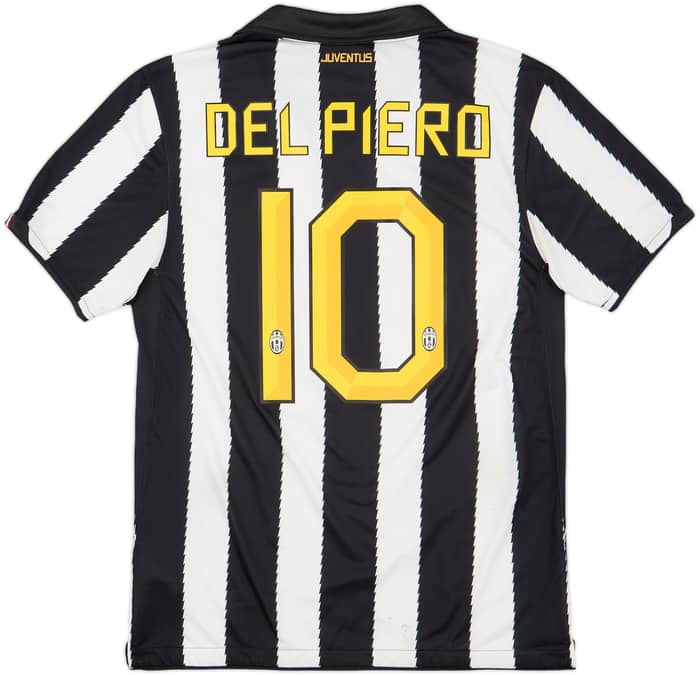 2011-12 Juventus Home Shirt Del Piero #10 - 7/10 - (M)