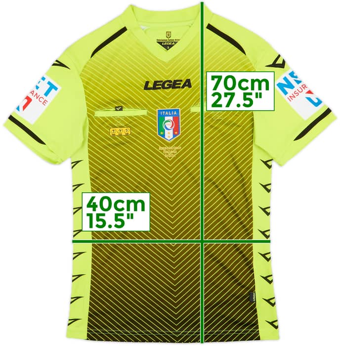 2020-21 Italy Diadora Legea Referee Shirt - 8/10 - (S)