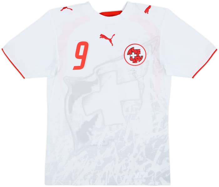 2006-08 Switzerland Signed Away Shirt Frei #9 - 9/10 - (XS)