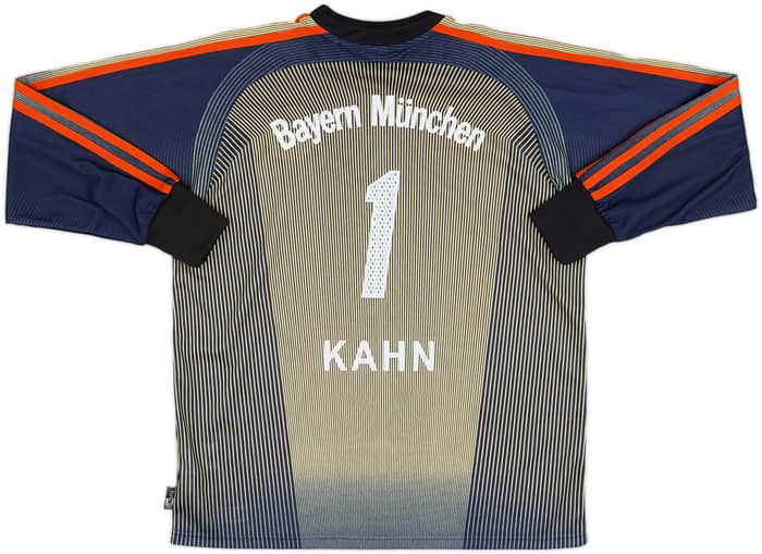 2003-04 Bayern Munich GK Shirt Kahn #1 - 6/10 - (XL.Boys)
