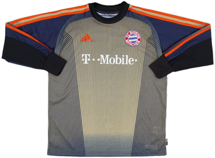 2003-04 Bayern Munich GK Shirt Kahn #1 - 6/10 - (XL.Boys)