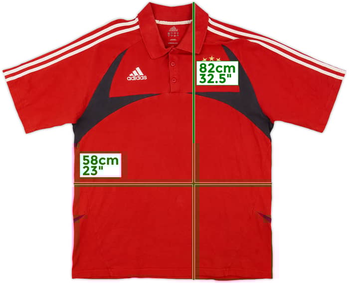 2007-08 Bayern Munich adidas Polo Shirt - 5/10 - (XL)