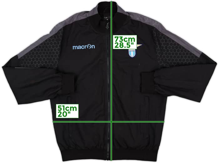2015-16 Lazio Macron Track Jacket - 8/10 - (M)