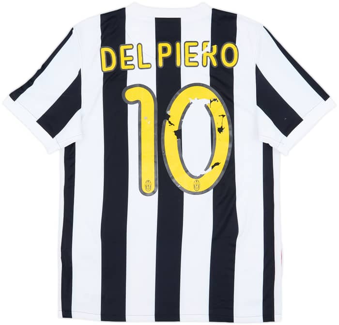 2009-10 Juventus Home Shirt Del Piero #10 - 4/10 - (S)