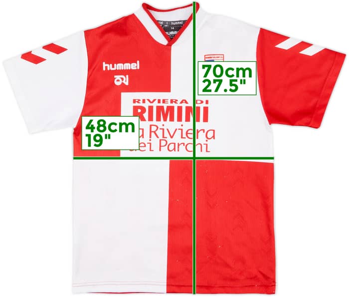 2005-06 Rimini Home Shirt - 8/10 - (XL.Boys)