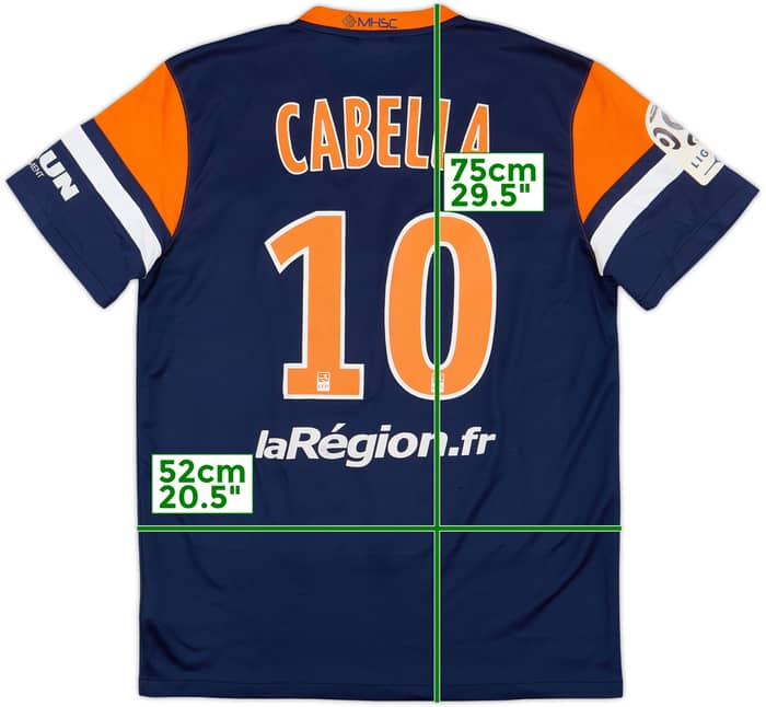 2013-14 Montpellier Home Shirt Cabella #10 - 8/10 - (M)