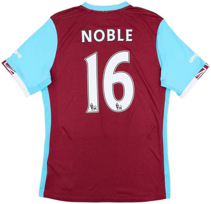 2016-17 West Ham Home Shirt Noble #16 - 8/10 - (M)